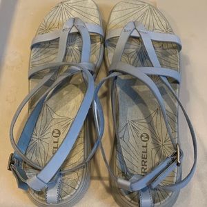 Blue Merrell Sandals